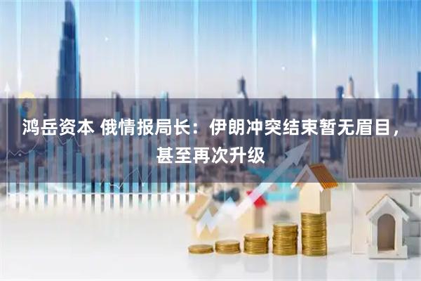 鸿岳资本 俄情报局长：伊朗冲突结束暂无眉目，甚至再次升级
